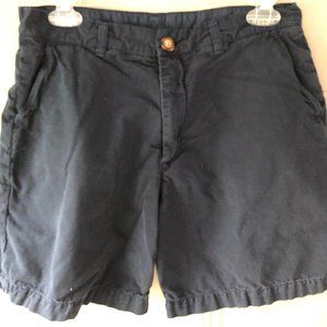 Navy Chubbies flat lay shorts